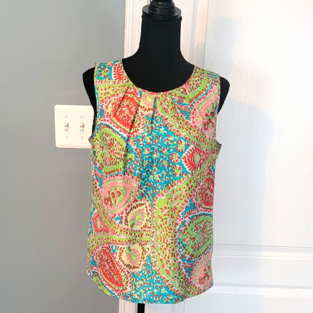 Talbots Colorful Top - Picture 1 of 6